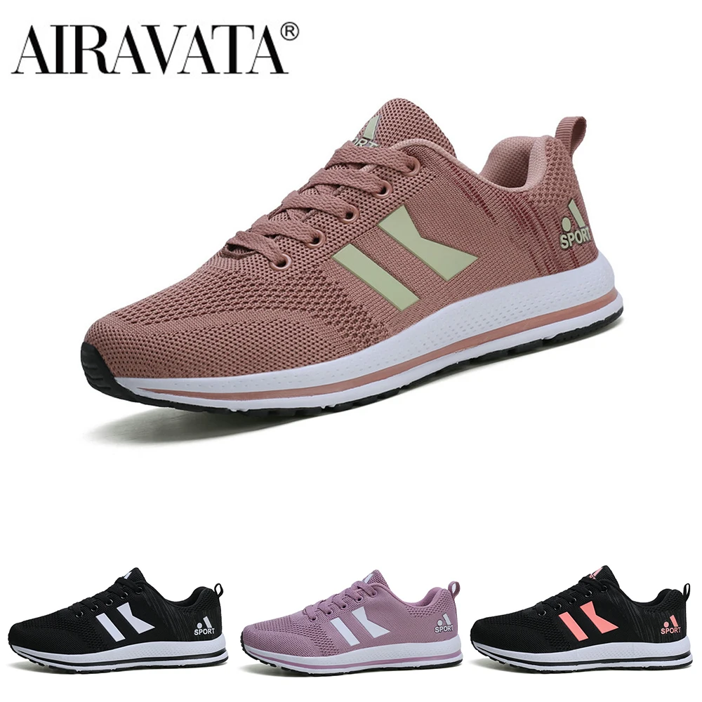 Airavata Women's Lace Up Flying Woven Running Sneakers Female Sport Athletic Outdoor Mesh Casual Fashion Training Footwear
Airavata Women's Lace Up Flying Woven Running Sneakers Female Sport Athletic Outdoor Mesh Casual Fashion Training Footwear