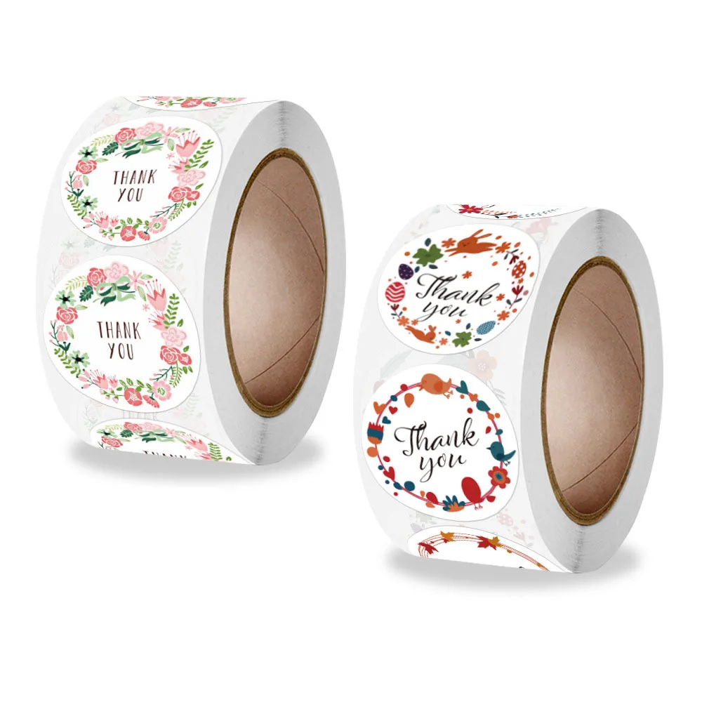 Flowers Thank You Sticker Paper Labels Round Reward scrapbooking Stickers Wedding Party decor Envelope Seals Stickers Stationery
Flowers Thank You Sticker Paper Labels Round Reward scrapbooking Stickers Wedding Party decor Envelope Seals Stickers Stationery