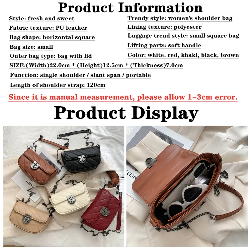 Clutch Flip Bag Pu Leather Crossbody Bag For Women 2021 Fashion Sac A Main Female Shoulder Bag Chain Female Handbag And Purses
Clutch Flip Bag Pu Leather Crossbody Bag For Women 2021 Fashion Sac A Main Female Shoulder Bag Chain Female Handbag And Purses
