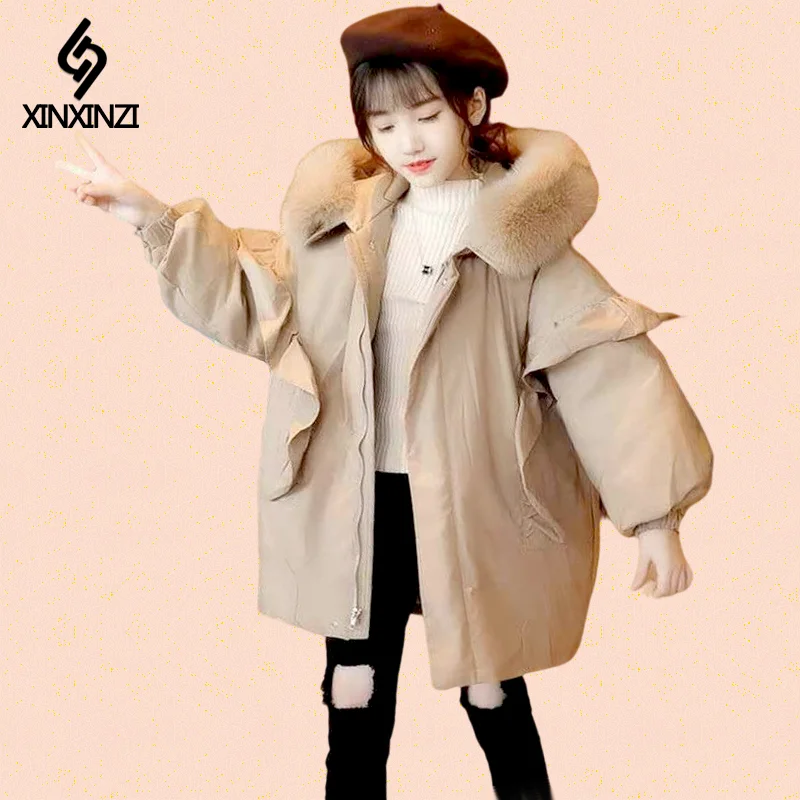Girls' Padded Winter Clothes Plus Velvet Thickening 2022 New Fashion Children's Padded Jacket, Big Children's Mid-length Jacket
Girls' Padded Winter Clothes Plus Velvet Thickening 2022 New Fashion Children's Padded Jacket, Big Children's Mid-length Jacket