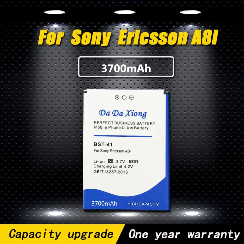 Новый высококачественный аккумулятор 3700 мАч для телефона Sony Ericsson R800 R800i A8i M1i X1 X2 X2i X10 / Play Z1i + бесплатная доставка
Новый высококачественный аккумулятор 3700 мАч для телефона Sony Ericsson R800 R800i A8i M1i X1 X2 X2i X10 / Play Z1i + бесплатная доставка