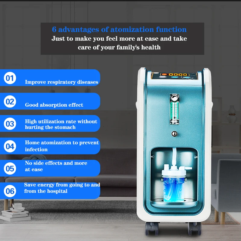 Household Oxygen Generator 220V Air Purifier Portable Oxygen Generator Adjustable Oxygen Generator Oxygen Suction Machine
Household Oxygen Generator 220V Air Purifier Portable Oxygen Generator Adjustable Oxygen Generator Oxygen Suction Machine