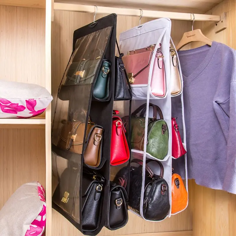 Hanging Storage Bag Purse Handbag Tote Bag Shoes Storage Organizer Rack Hanger Storage Accessories Closet Rack Hangers 6 Pockets
Hanging Storage Bag Purse Handbag Tote Bag Shoes Storage Organizer Rack Hanger Storage Accessories Closet Rack Hangers 6 Pockets