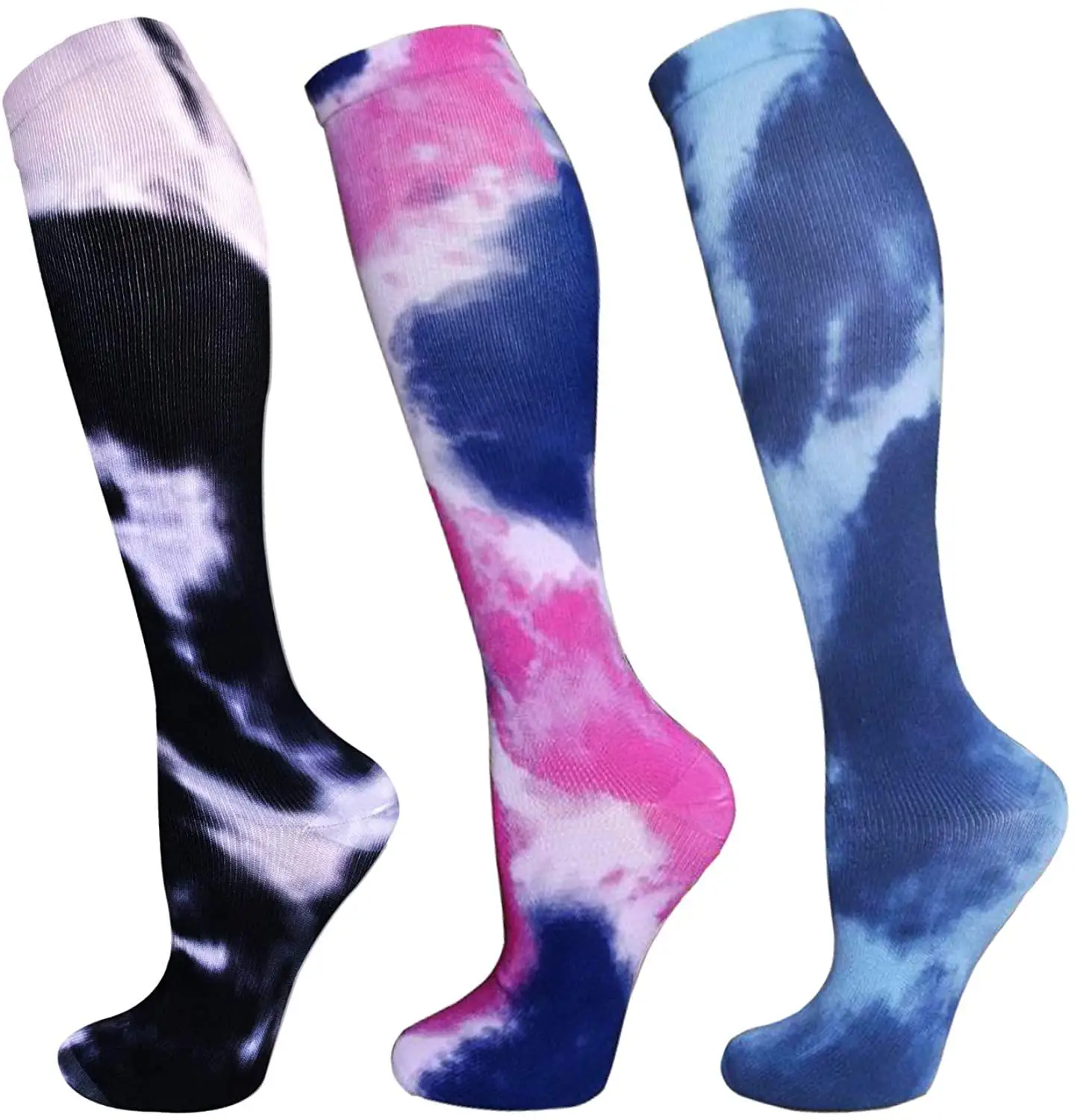 New Compressive Stockings Unisex Tie Dye Socks Compression Sports Running Nylon Relieve Muscle Fatigue and Varicose Veins
New Compressive Stockings Unisex Tie Dye Socks Compression Sports Running Nylon Relieve Muscle Fatigue and Varicose Veins