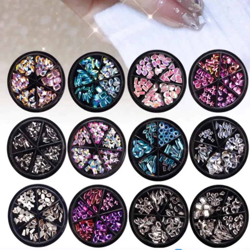 1 Box of Hot-selling 3D Nail Art Decoration DIY Nail Art Round Tip Crystal Glitter Rhinestones Acrylic Diamond Diamonds
1 Box of Hot-selling 3D Nail Art Decoration DIY Nail Art Round Tip Crystal Glitter Rhinestones Acrylic Diamond Diamonds