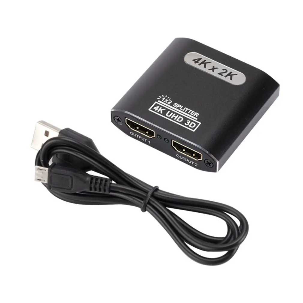 HDMI-compatible Splitter 1 In 2 Out 4K*2K HDMI-compatible Switcher Hdmi-compatible Splitter One Point Two Split Screen
HDMI-compatible Splitter 1 In 2 Out 4K*2K HDMI-compatible Switcher Hdmi-compatible Splitter One Point Two Split Screen