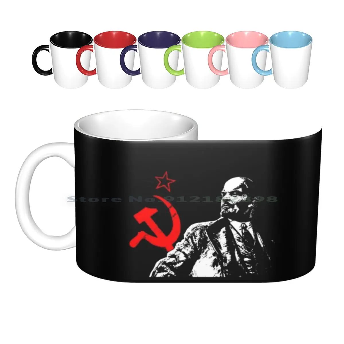 Lenin-Red Star Ceramic Mugs Coffee Cups Milk Tea Mug Vladimir Ilyich Ulyanov Lenin Russian Soviet Federative Socialist Republic
Lenin-Red Star Ceramic Mugs Coffee Cups Milk Tea Mug Vladimir Ilyich Ulyanov Lenin Russian Soviet Federative Socialist Republic