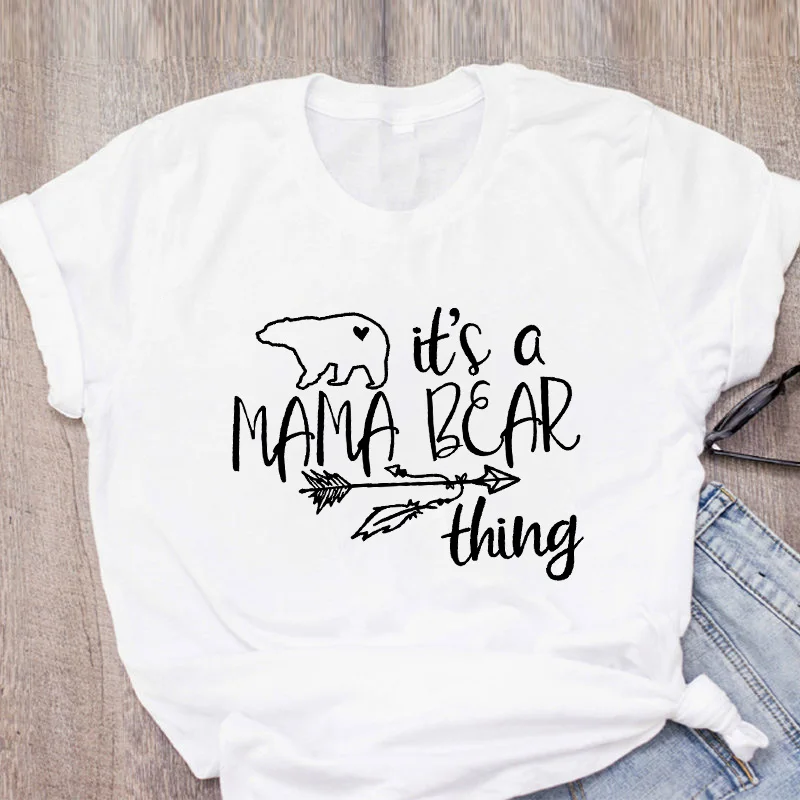 It Is A Mama Bear Thing Letter Pattern New 2021 Fashion Women T-shirt Summer Graphic Print Round Neck Short Sleeve T-shirt
It Is A Mama Bear Thing Letter Pattern New 2021 Fashion Women T-shirt Summer Graphic Print Round Neck Short Sleeve T-shirt