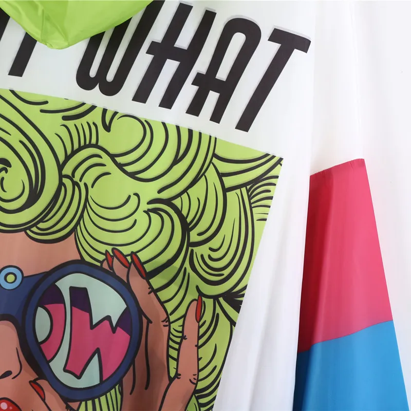 Cartoon print women jacket long summer jacket women hooded streetwear zipper Ultra-thin outerwear oversized loose hip hop coat
Cartoon print women jacket long summer jacket women hooded streetwear zipper Ultra-thin outerwear oversized loose hip hop coat