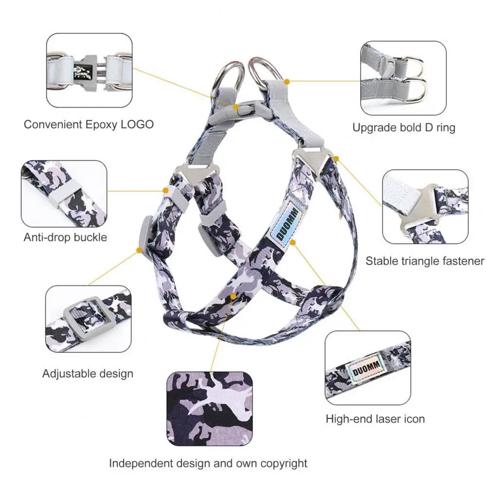 Practical Pet Chest Strap Set Reflective Lightweight Pet Leashes Set Pet Harness Set 1 Set
Practical Pet Chest Strap Set Reflective Lightweight Pet Leashes Set Pet Harness Set 1 Set