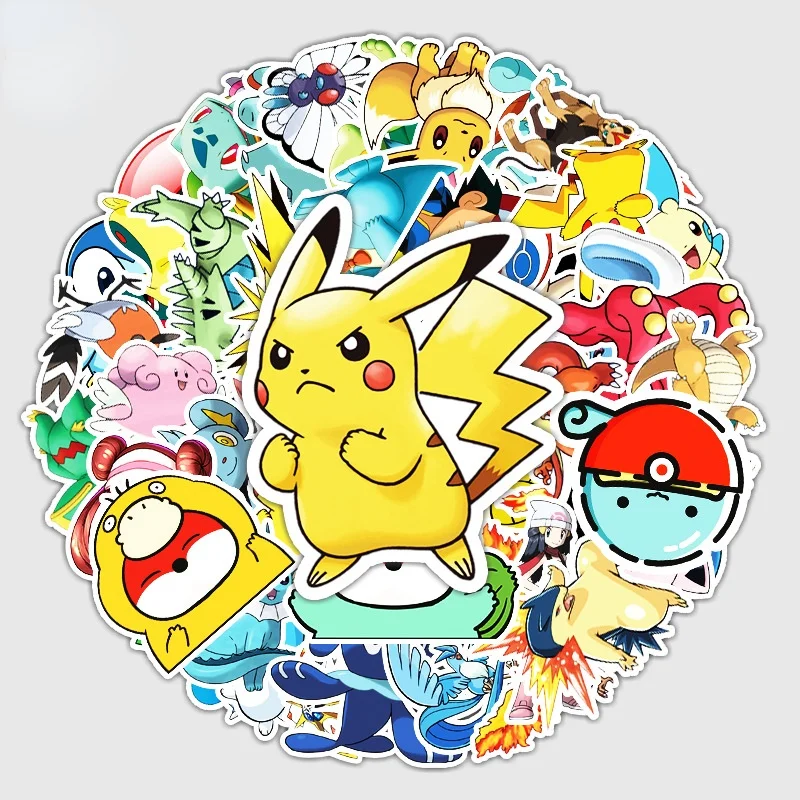 50 PCS Pokémon Pikachu Sticker Pokemon Personalized DIY Skateboard Decoration Suitcase Sticker Waterproof Birthday Gift
50 PCS Pokémon Pikachu Sticker Pokemon Personalized DIY Skateboard Decoration Suitcase Sticker Waterproof Birthday Gift