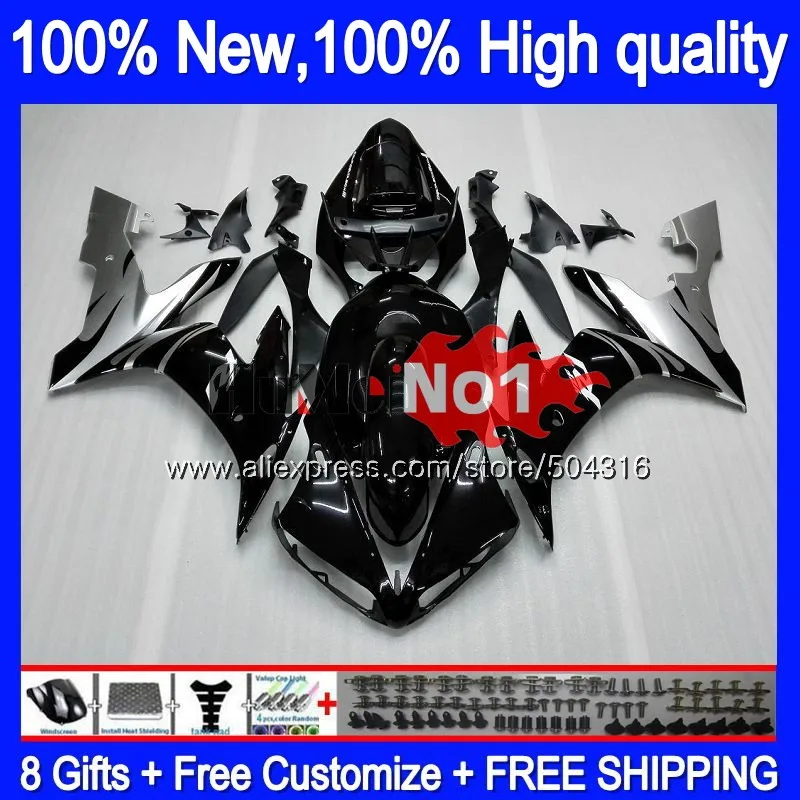 Body For YAMAHA YZF R 1 1000 CC YZF-1000 YZF1000 9MC.15 1000CC YZF R1 YZF-R1 YZFR1 2004 2005 2006 04 05 06 Fairing Silver black
Body For YAMAHA YZF R 1 1000 CC YZF-1000 YZF1000 9MC.15 1000CC YZF R1 YZF-R1 YZFR1 2004 2005 2006 04 05 06 Fairing Silver black