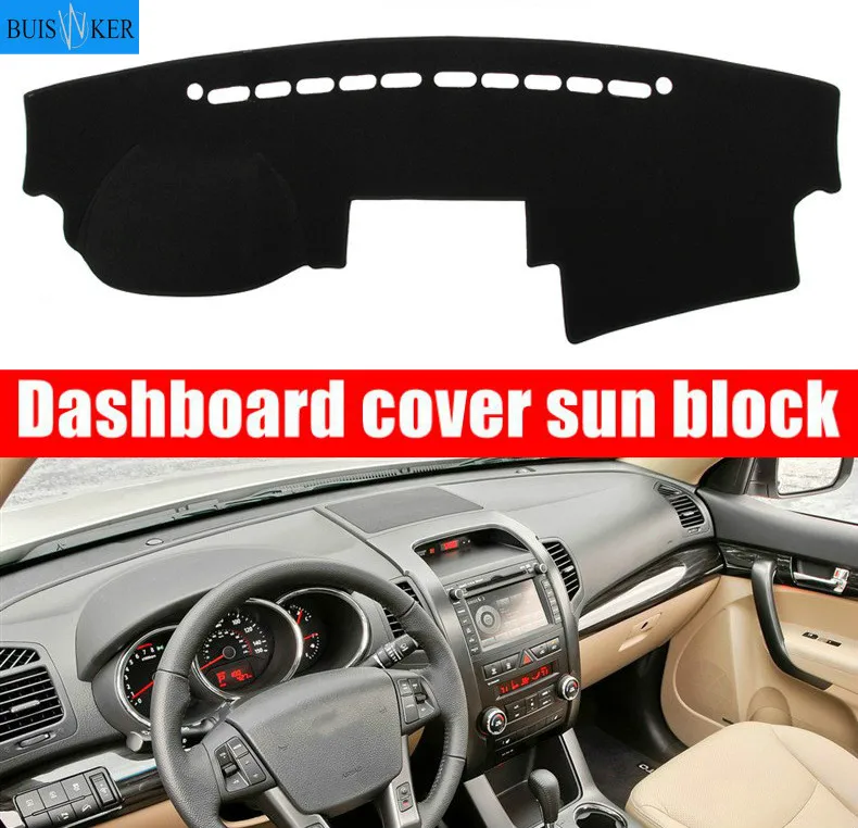 For Kia Sorento 2013 2014 Car Dashboard Cover Mat Pad Anti-UV Sun Shade Instrument Protective Carpet Cushion Styling Accessories
For Kia Sorento 2013 2014 Car Dashboard Cover Mat Pad Anti-UV Sun Shade Instrument Protective Carpet Cushion Styling Accessories
