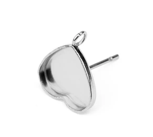 20pcs/lot 11mm heart Stainless steel stud earring accessories Connector Pendant For DIY bracelet necklace Jewelry Making dfvv3
20pcs/lot 11mm heart Stainless steel stud earring accessories Connector Pendant For DIY bracelet necklace Jewelry Making dfvv3