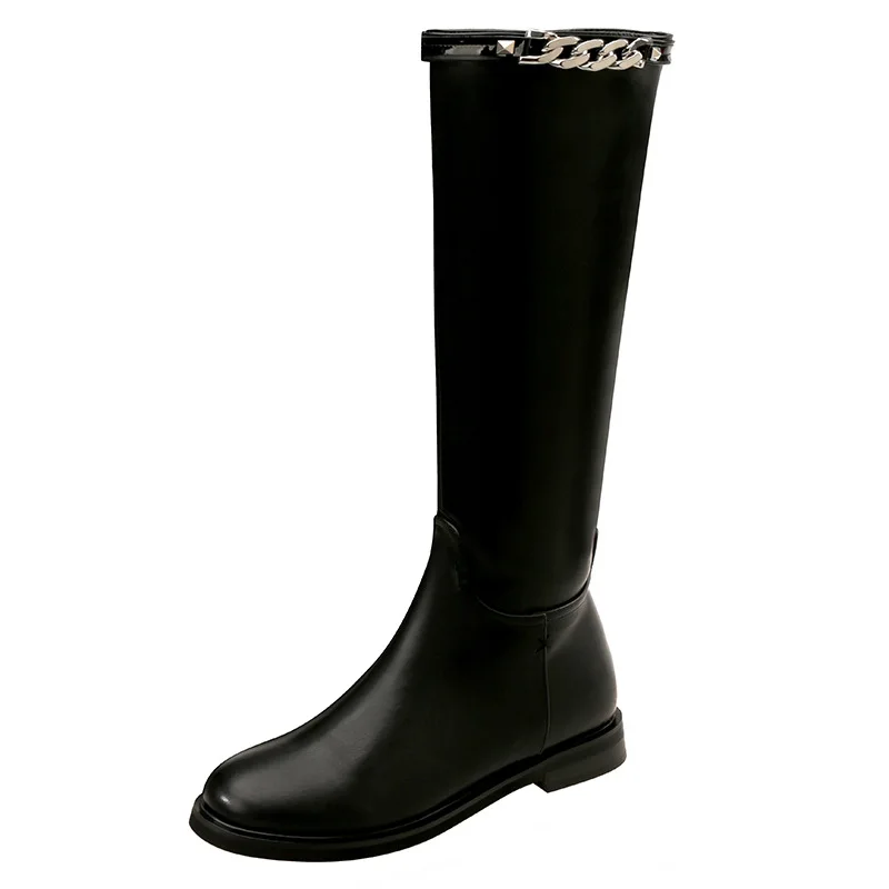 Boots Women 's Winter Boots 2020 New but Knee Thick Heel Boots Knight Boots High Boots Round Heels Round Toe Biker Boots Black
Boots Women 's Winter Boots 2020 New but Knee Thick Heel Boots Knight Boots High Boots Round Heels Round Toe Biker Boots Black