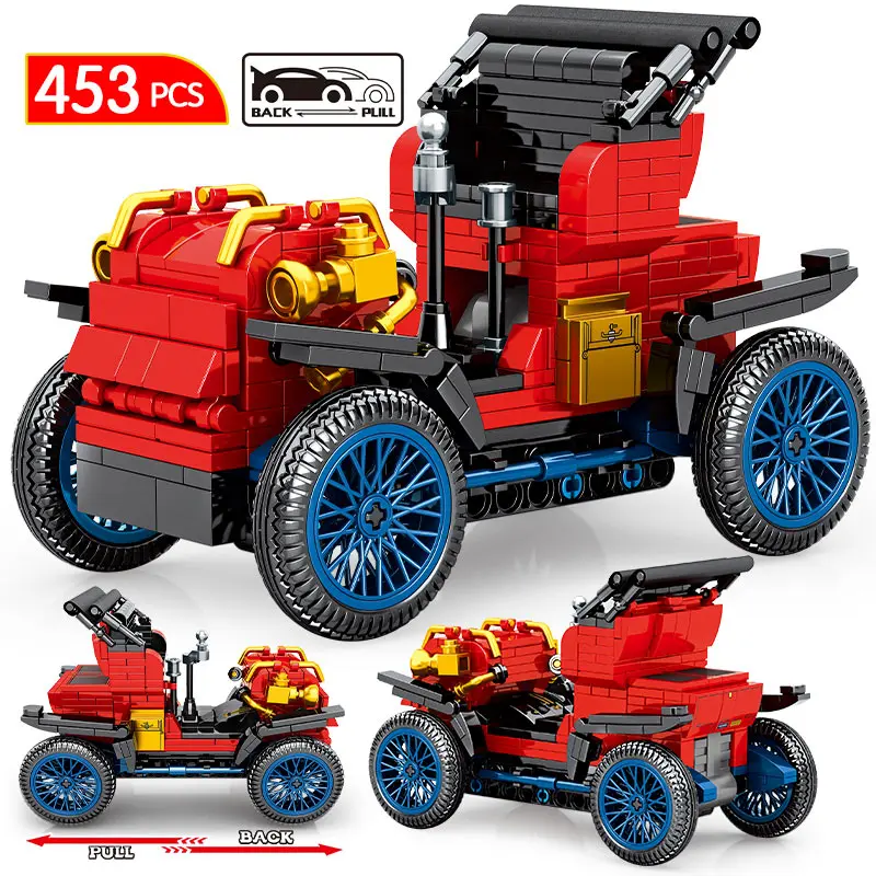 453 Pcs Technical Retro Pull Back Racing Classic Cars Car Building Blocks Supercar Vehicle Bricks Toys For Children Educate Gift
453 Pcs Technical Retro Pull Back Racing Classic Cars Car Building Blocks Supercar Vehicle Bricks Toys For Children Educate Gift