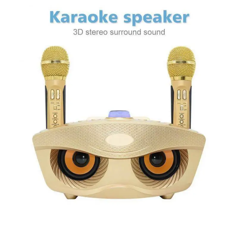 Wireless Bluetooth Speaker Home Karaoke with Microphone Music Portable Speaker Surround Sound Subwoofer
Wireless Bluetooth Speaker Home Karaoke with Microphone Music Portable Speaker Surround Sound Subwoofer