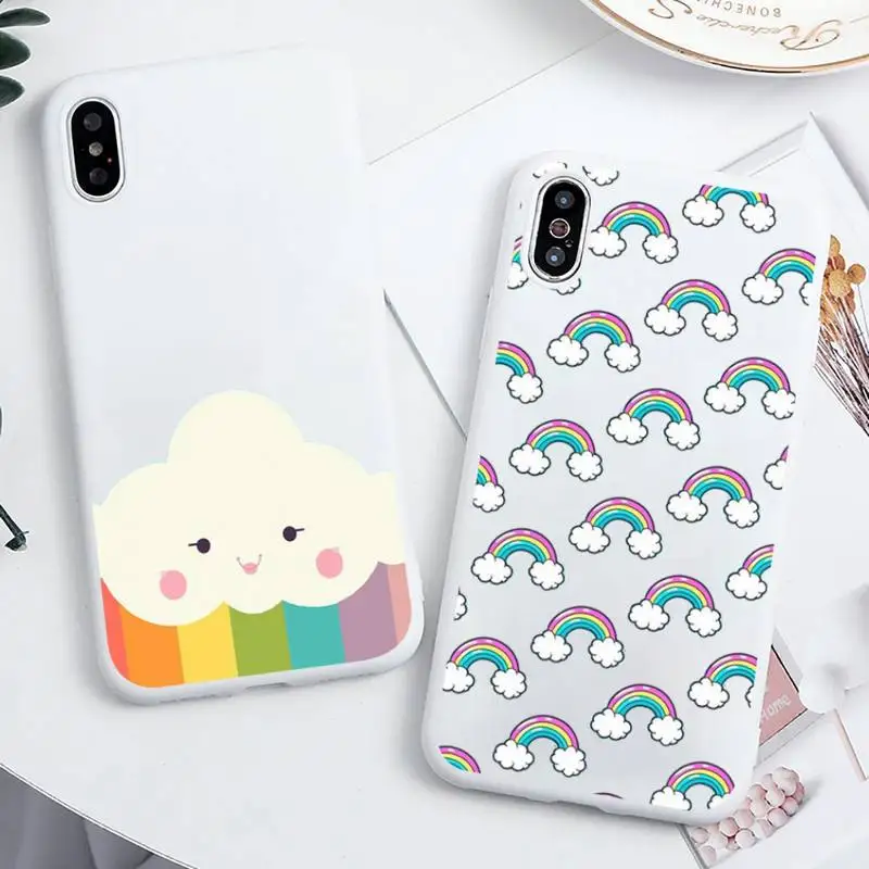 Cartoon rainbow cloud cute Phone Case Candy Color for iPhone 6 6S 7 8 11 12 XS X SE 2020 XR mini pro Plus MAX funda
Cartoon rainbow cloud cute Phone Case Candy Color for iPhone 6 6S 7 8 11 12 XS X SE 2020 XR mini pro Plus MAX funda