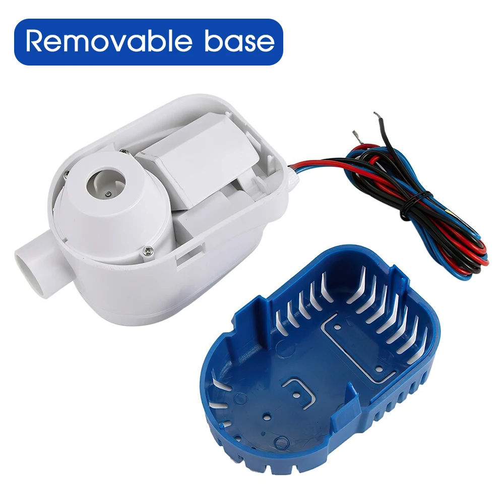 12V/24V 1100GPH Automatic Bilge Pump Fully Automatic Switch Stainless Steel Shaft Long Life Motor Submersible Water Pump
12V/24V 1100GPH Automatic Bilge Pump Fully Automatic Switch Stainless Steel Shaft Long Life Motor Submersible Water Pump