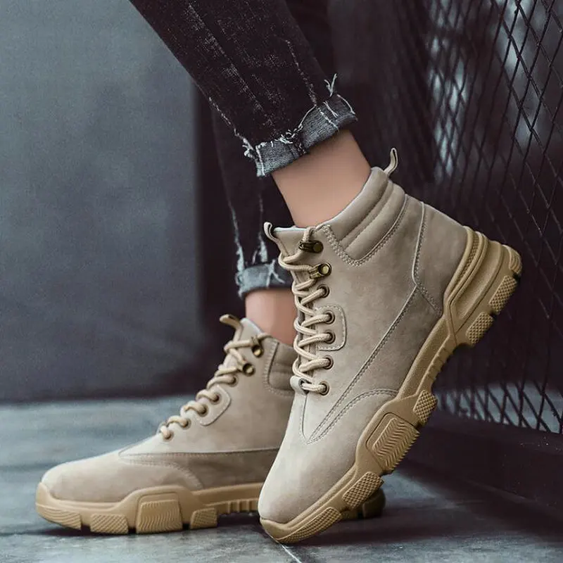 Men Leather Desert Western Motorcycle Boots Fashion Military Ankle Boots Men high top Footwear Casual sneakers A55-28
Men Leather Desert Western Motorcycle Boots Fashion Military Ankle Boots Men high top Footwear Casual sneakers A55-28
