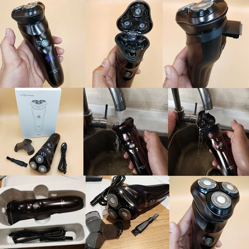 Xiaomi Electric Shaver for men Razor portable Beard Trimmers IPX7 waterproof wett & Dry Dual Use LCD Display Shaving mower Razor
Xiaomi Electric Shaver for men Razor portable Beard Trimmers IPX7 waterproof wett & Dry Dual Use LCD Display Shaving mower Razor