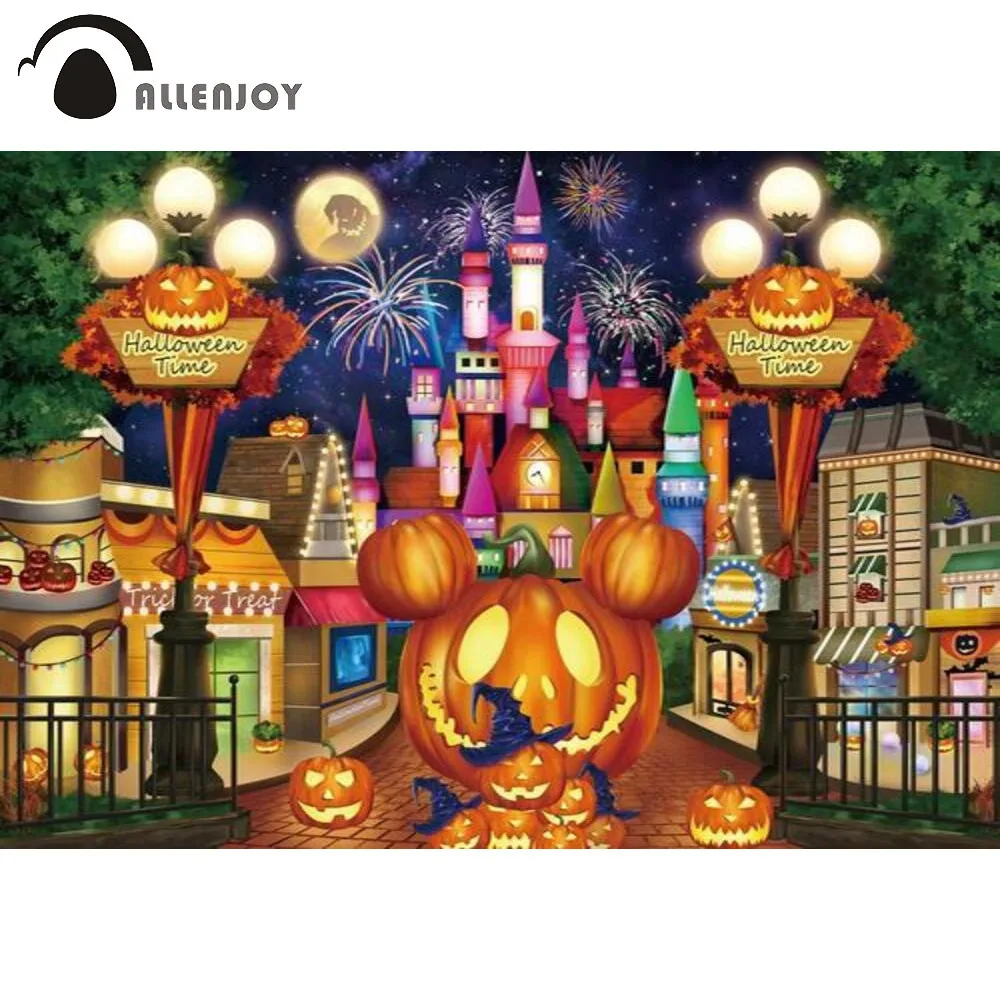 Allenjoy Halloween Party Backdrop Pumpkin Lanterns Castle Banner Carnival Moon Night Fireworks Celebration Photobooth Background
Allenjoy Halloween Party Backdrop Pumpkin Lanterns Castle Banner Carnival Moon Night Fireworks Celebration Photobooth Background