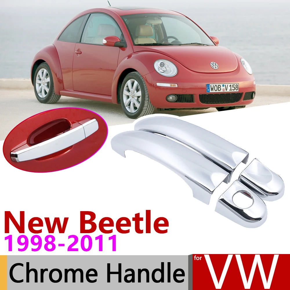 for Volkswagen VW New Beetle 1998~2011 Chrome Door Handle Cover Car Accessories Stickers Trim Set 1999 2001 2003 2005 2007 2010
for Volkswagen VW New Beetle 1998~2011 Chrome Door Handle Cover Car Accessories Stickers Trim Set 1999 2001 2003 2005 2007 2010