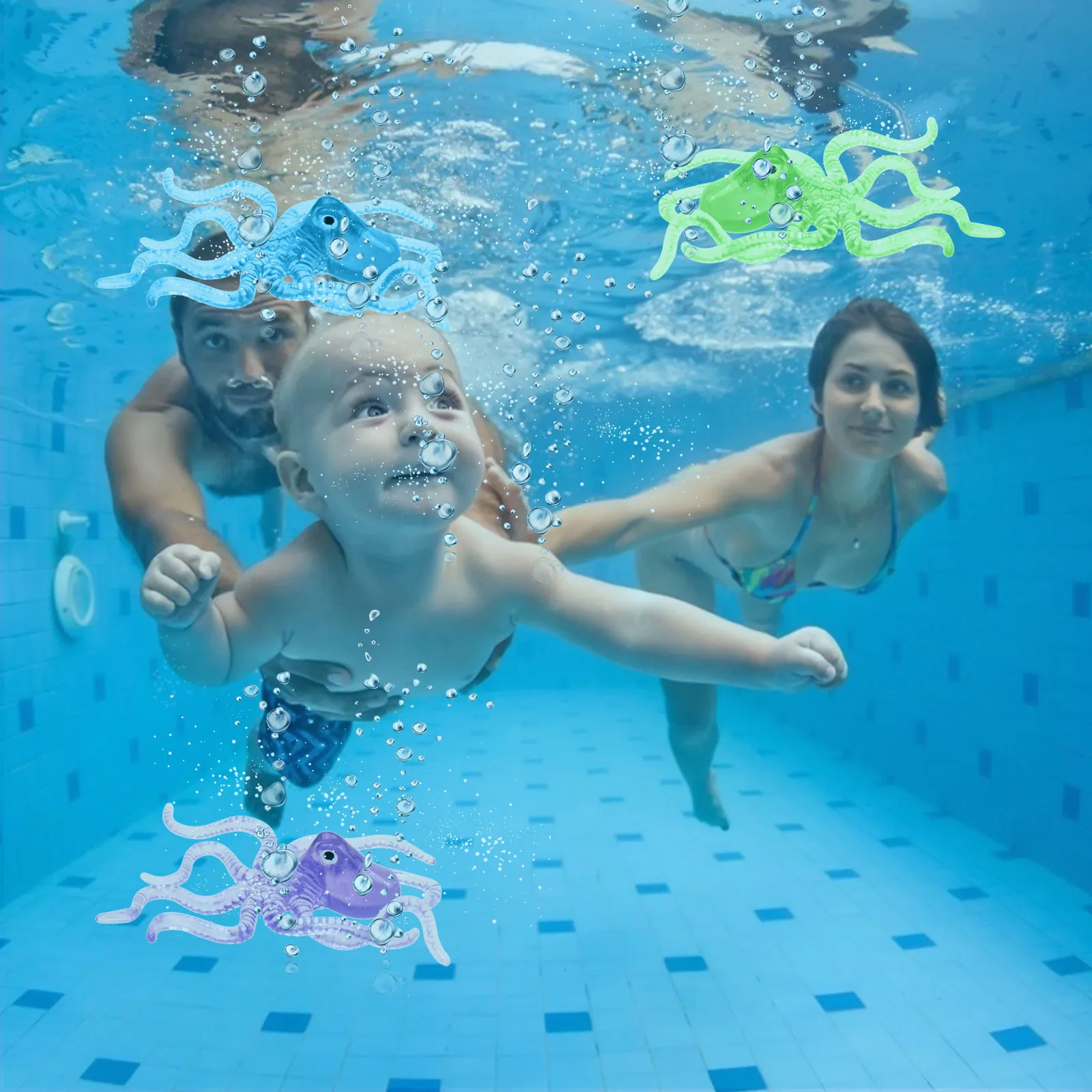 3PCS Summer Children Diving Toy Swimming Pool Underwater Octopus Fish Shape Kids Training Water Games Gifts Random Color
3PCS Summer Children Diving Toy Swimming Pool Underwater Octopus Fish Shape Kids Training Water Games Gifts Random Color