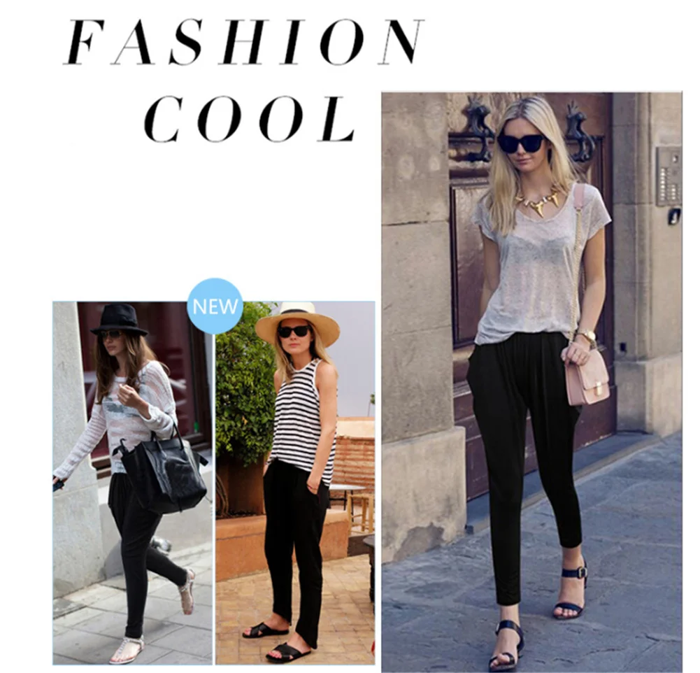 Womens Casual Pants Summer Loose Plus Size 5XL 6XL 8XL Street Fashion Trousers Stretchy With Pockets ouc726 | Женская одежда