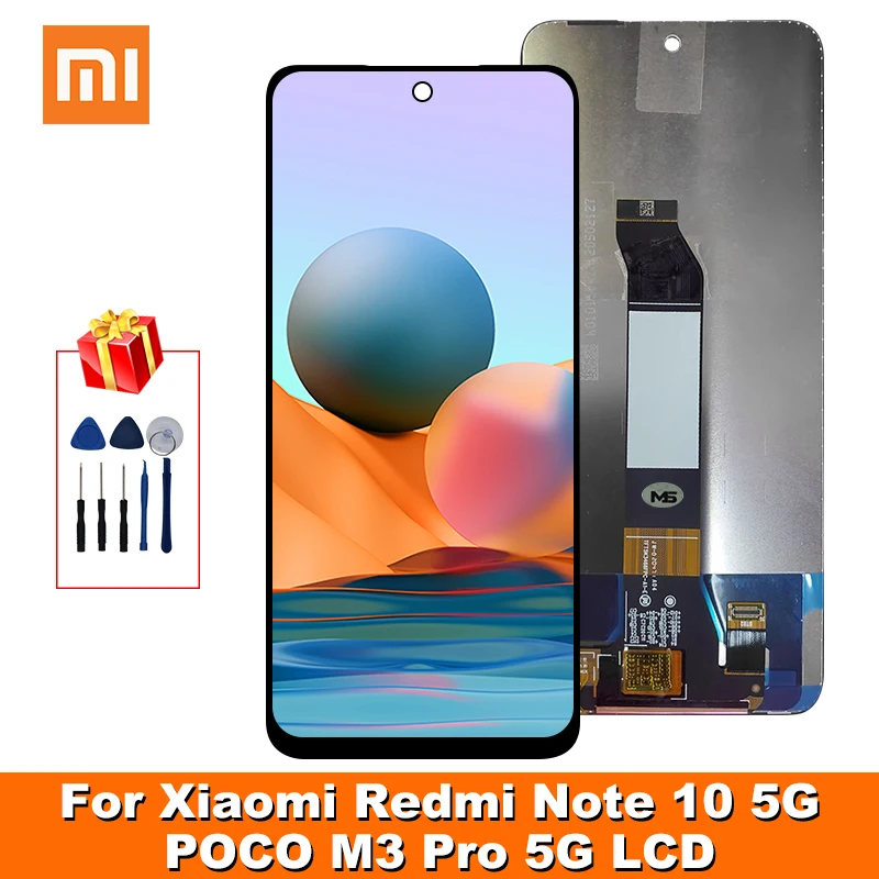 Original 6.5" For Xiaomi Redmi Note 10 5G M2103K19G LCD Display Replacement Touch Screen Parts For POCO M3 Pro 5G M2103K19PI LCD
Original 6.5" For Xiaomi Redmi Note 10 5G M2103K19G LCD Display Replacement Touch Screen Parts For POCO M3 Pro 5G M2103K19PI LCD