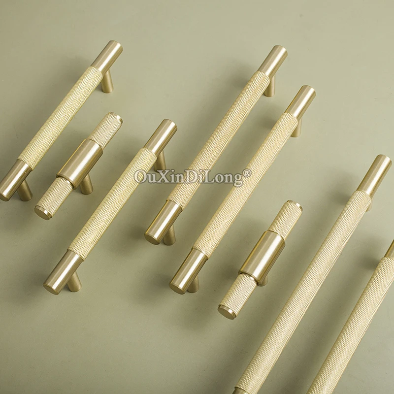 Brand New 10PCS European Pure Brass Knurled Furniture Handles Drawer Pulls Cupboard Wardrobe Kitchen Cabinet Pens Knobs&Handles
Brand New 10PCS European Pure Brass Knurled Furniture Handles Drawer Pulls Cupboard Wardrobe Kitchen Cabinet Pens Knobs&Handles