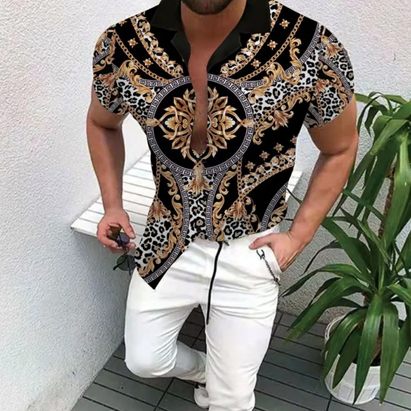 Nation Style Summer Man Shirt 2020 Mens Ethnic Printed Stand Collar Stripe Short Sleeve Loose Hawaiian Henley Casual Shirt 298
Nation Style Summer Man Shirt 2020 Mens Ethnic Printed Stand Collar Stripe Short Sleeve Loose Hawaiian Henley Casual Shirt 298