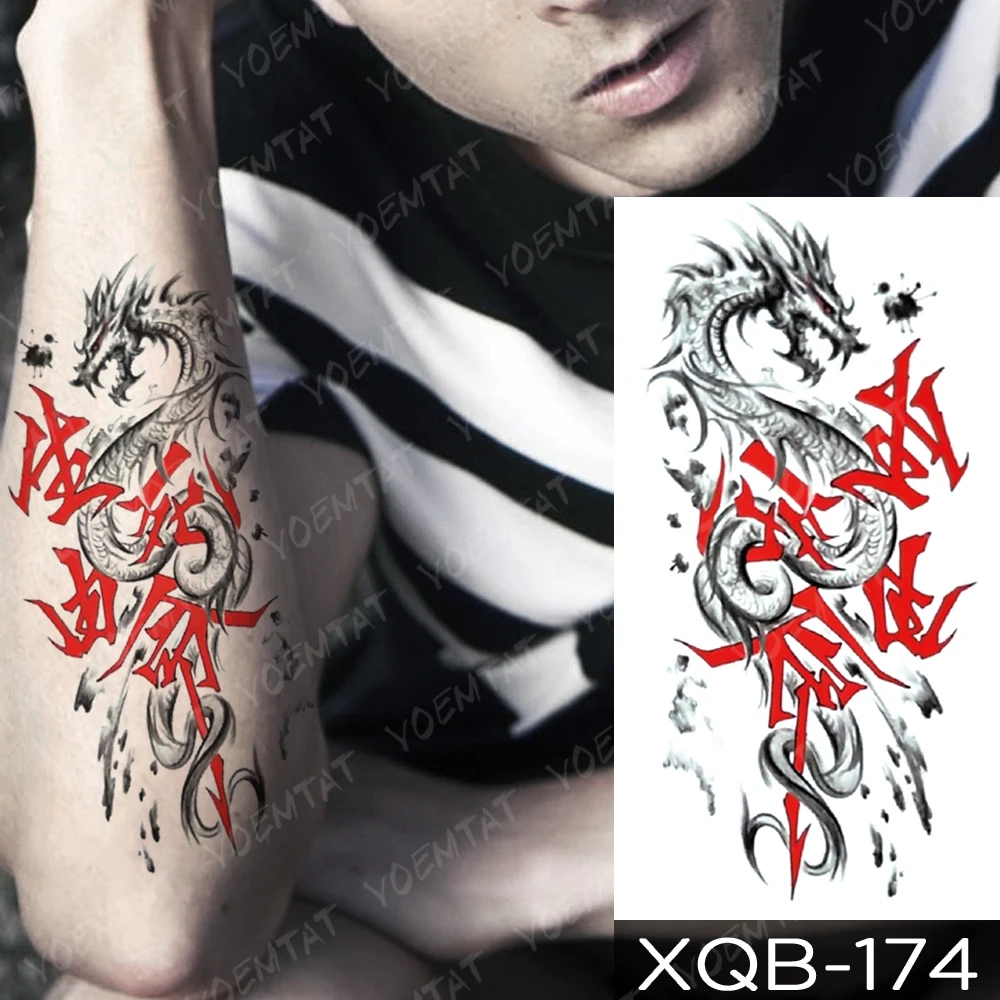 Dragon Tattoo Temporary Tattoos For Women Sleeve Men Boys Cool Stuff Glitter Transfer Chinese Arm Red Tatoo Waterproof Art 2021
Dragon Tattoo Temporary Tattoos For Women Sleeve Men Boys Cool Stuff Glitter Transfer Chinese Arm Red Tatoo Waterproof Art 2021
