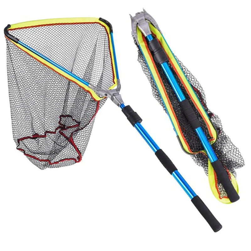Fishing Net Retractable Folding Fishing Brail Blue Soft Landing Net EVA Handle Fishing Nets Tools Fish Nets Accessories
Fishing Net Retractable Folding Fishing Brail Blue Soft Landing Net EVA Handle Fishing Nets Tools Fish Nets Accessories
