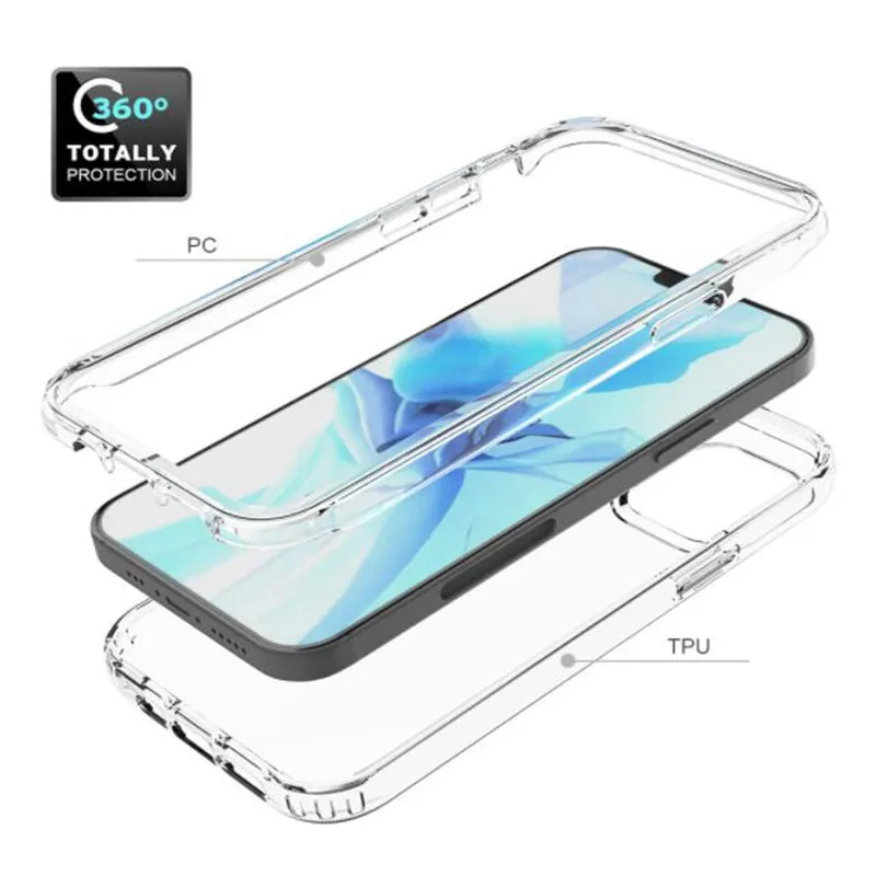 Чехол для телефона 50 шт./лот для iPhone 13 12 Mini 11Pro XS Max XR X 7 8 6 6S Plus SE 2020, прозрачный чехол из ТПУ + поликарбоната с полной защитой 360
Чехол для телефона 50 шт./лот для iPhone 13 12 Mini 11Pro XS Max XR X 7 8 6 6S Plus SE 2020, прозрачный чехол из ТПУ + поликарбоната с полной защитой 360