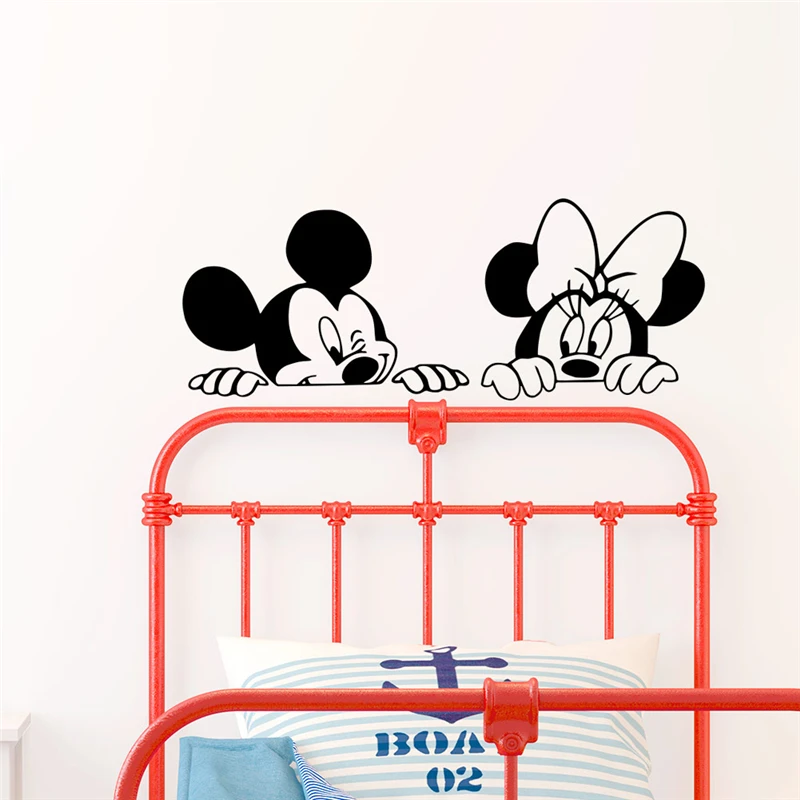 Disney Mickey Minnie Mouse Vinyl Wall Decals Bedroom Kids Rooms Home Decor Cartoon Wall Stickers Diy Mural Art
Disney Mickey Minnie Mouse Vinyl Wall Decals Bedroom Kids Rooms Home Decor Cartoon Wall Stickers Diy Mural Art
