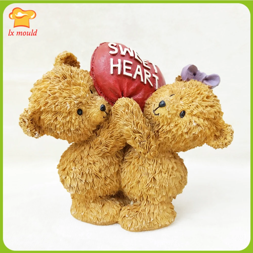 Love Bear Silicone Mold Candle Chocolate Soap Resin Valentine's Day Wedding Moulds
Love Bear Silicone Mold Candle Chocolate Soap Resin Valentine's Day Wedding Moulds