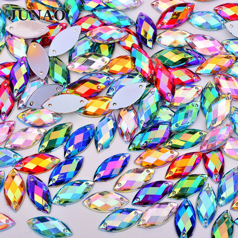 JUNAO 500pcs 7*15mm Sewing Mix Color AB Rhinestones Horse Eye Acrylic Crystal Applique Flatback Stones Sew On Scrapbook Beads
JUNAO 500pcs 7*15mm Sewing Mix Color AB Rhinestones Horse Eye Acrylic Crystal Applique Flatback Stones Sew On Scrapbook Beads