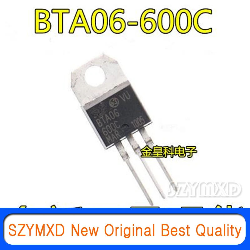 10Pcs/Lot New Original BTA06-600C TO-220 6A/600V bidirectional silicon controller In Stock
10Pcs/Lot New Original BTA06-600C TO-220 6A/600V bidirectional silicon controller In Stock