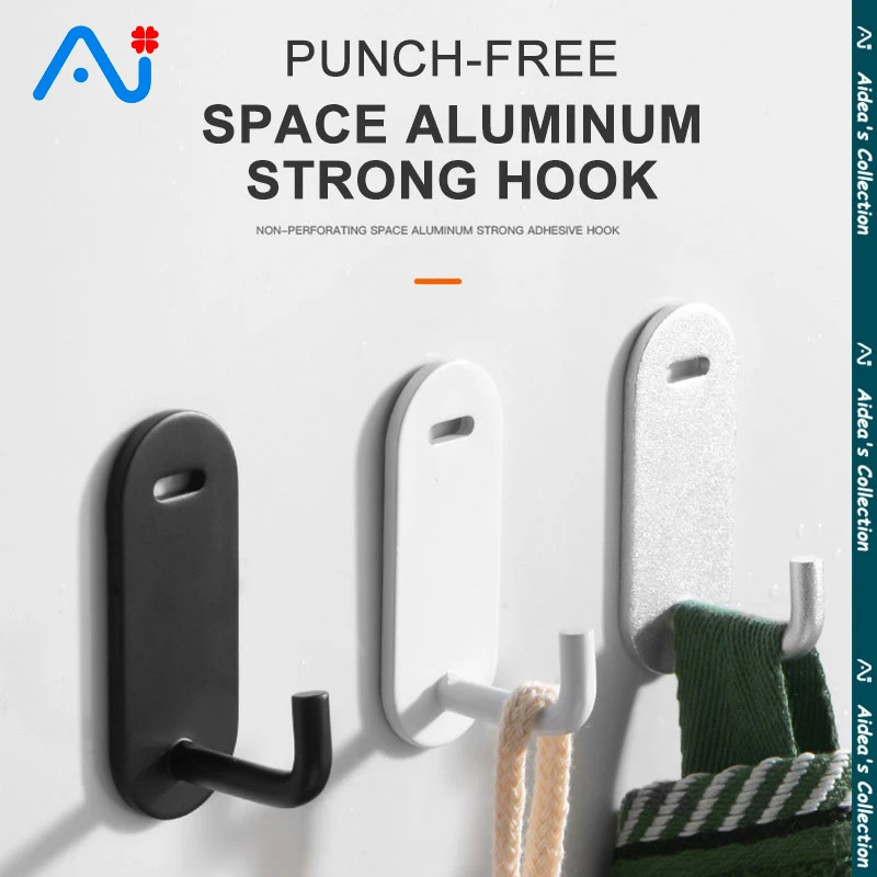 Wall Mounted Hooks Aluminum Alloy Hooks Door Wall Clothes Towel Hook Bathroom Bracket Kitchen Bathroom Accessories
Wall Mounted Hooks Aluminum Alloy Hooks Door Wall Clothes Towel Hook Bathroom Bracket Kitchen Bathroom Accessories