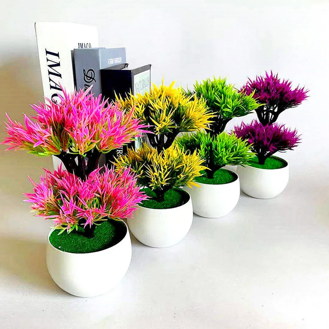 1pc Artificial Plants Potted Bonsai Green Small Tree Plants Fake Flowers Potted Ornaments For Home Garden Decor Kaktus Zabawka
1pc Artificial Plants Potted Bonsai Green Small Tree Plants Fake Flowers Potted Ornaments For Home Garden Decor Kaktus Zabawka