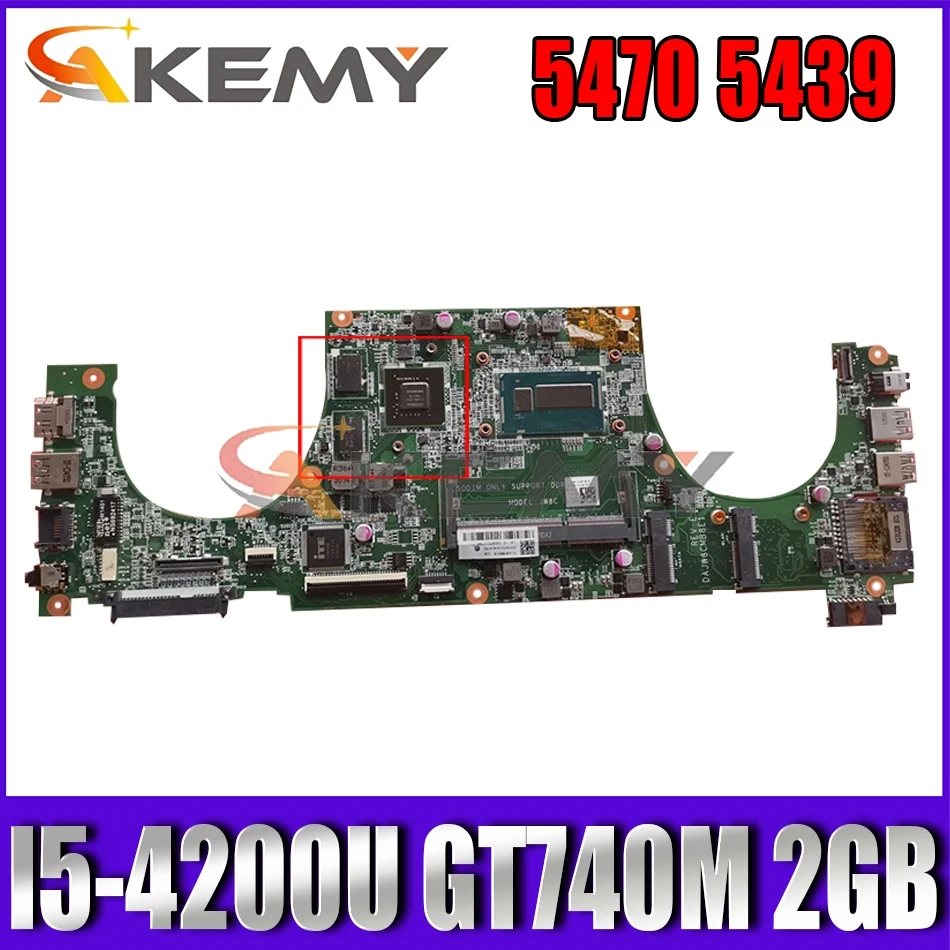 Akemy CN-02TK7V 2TK7V For DELL Vostro 5470 5439 Laptop Motherboard DAJW8CMB8E1 Mainboard I5-4200U GT740M 2GB 100%Tested
Akemy CN-02TK7V 2TK7V For DELL Vostro 5470 5439 Laptop Motherboard DAJW8CMB8E1 Mainboard I5-4200U GT740M 2GB 100%Tested