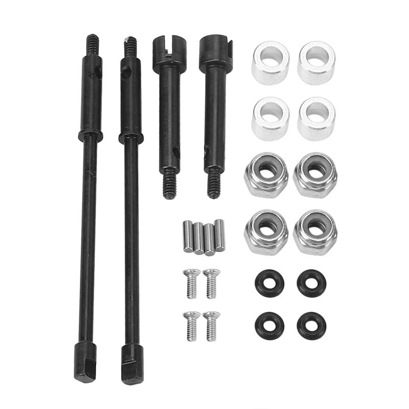 4mm Widen Steel Drive Stub Axles CVD Joint Drive Shaft Upgrade Parts for 1/24 RC Crawler Axial SCX24 90081 Accessories
4mm Widen Steel Drive Stub Axles CVD Joint Drive Shaft Upgrade Parts for 1/24 RC Crawler Axial SCX24 90081 Accessories