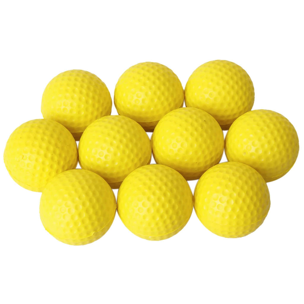 Set of 10 Light-weight Flexible Soft Golf Balls Golf Training Ball Practice Ball Yellow 41mm /1.6inch
Set of 10 Light-weight Flexible Soft Golf Balls Golf Training Ball Practice Ball Yellow 41mm /1.6inch