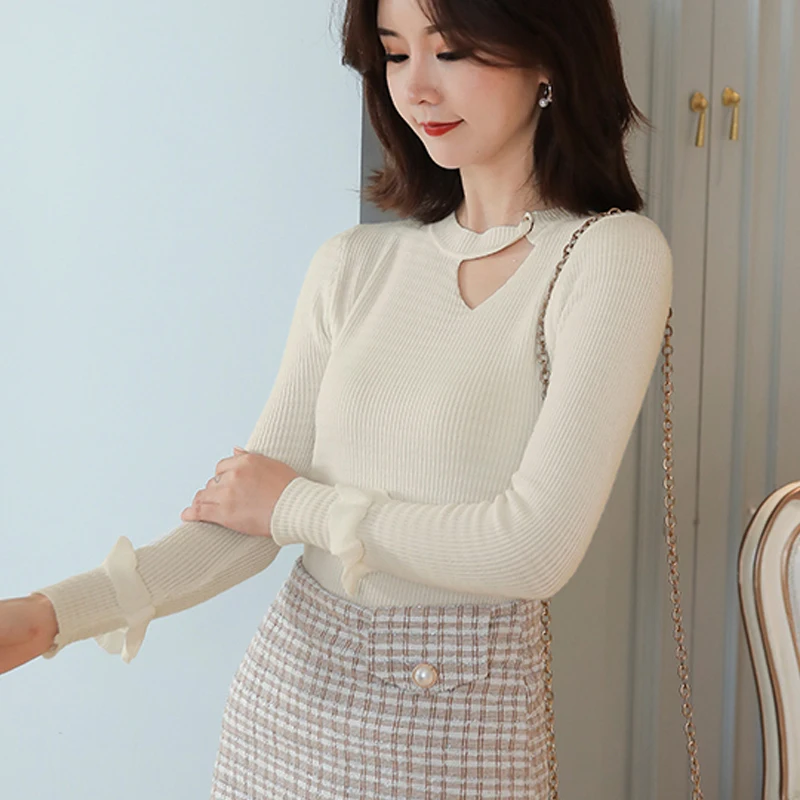 Autumn 2021 Solid Pullover Women Sweaters O-neck Casual Slim Fit Jumper Knitted Sweater Women Long Sleeve Pull Femme 6505 50
Autumn 2021 Solid Pullover Women Sweaters O-neck Casual Slim Fit Jumper Knitted Sweater Women Long Sleeve Pull Femme 6505 50