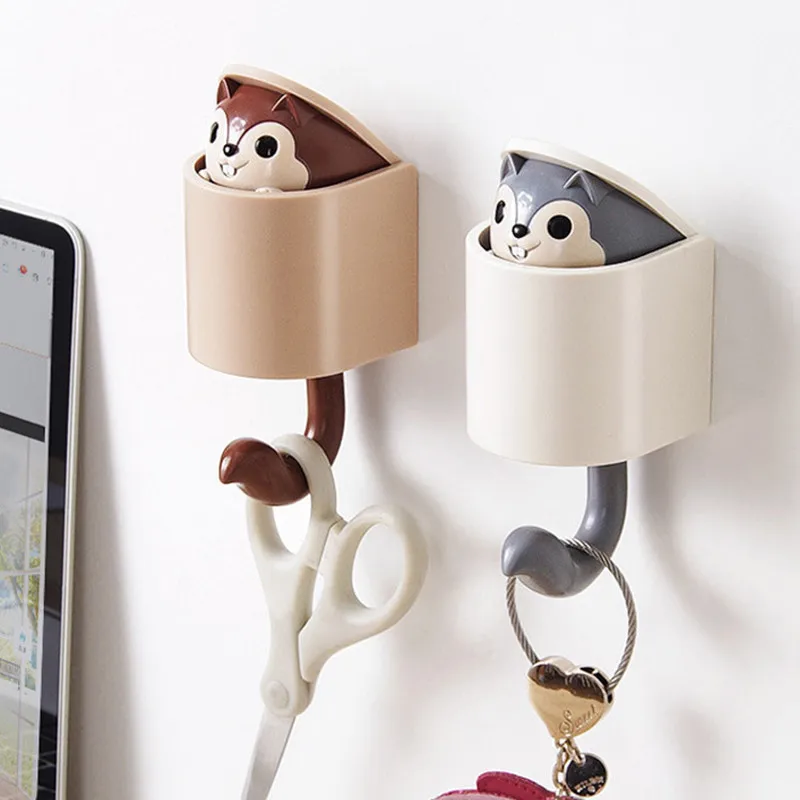Creative Squirrel Hook Adhesive Sticker Wall Hanging Hook Seamless Pasting Door Free Punch Sticky Hook Bathroom Accessories
Creative Squirrel Hook Adhesive Sticker Wall Hanging Hook Seamless Pasting Door Free Punch Sticky Hook Bathroom Accessories