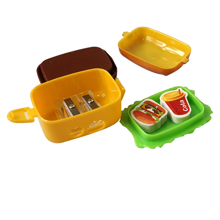 Kawaii Cute Hamburger Pencil Sharpener to School Double Hole Penknife Kids Students Sharpeners Knife Office Stationery Supplies
Kawaii Cute Hamburger Pencil Sharpener to School Double Hole Penknife Kids Students Sharpeners Knife Office Stationery Supplies