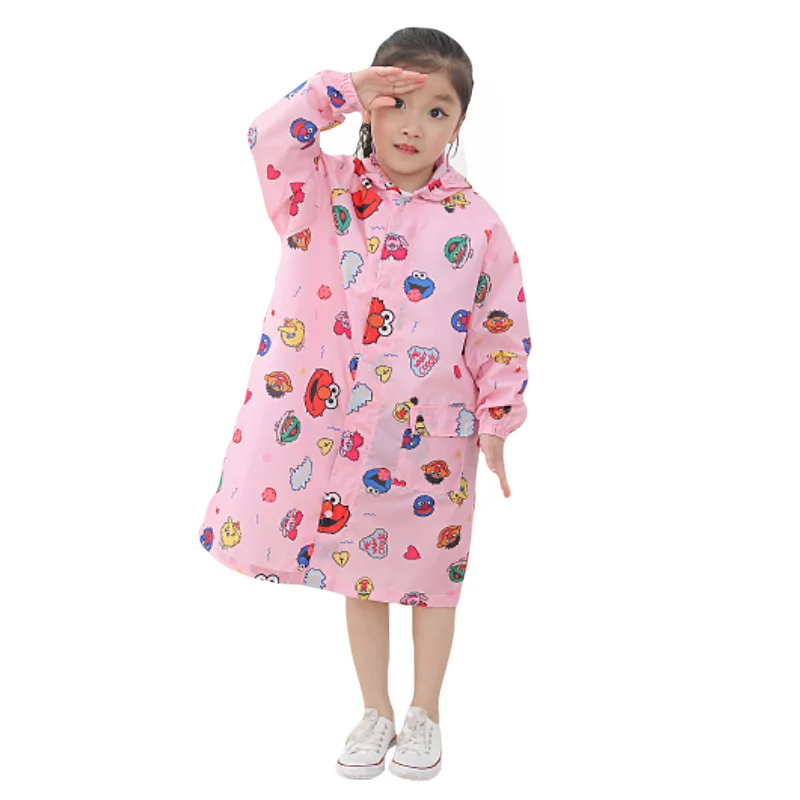 Sesame Street Children's raincoat with schoolbag zipper one piece poncho baby student raincoat
Sesame Street Children's raincoat with schoolbag zipper one piece poncho baby student raincoat