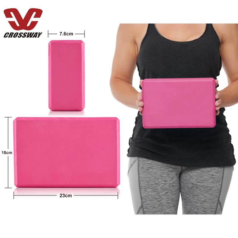 CROSSWAY Yoga Block Brick EVA Non-stick Meditation Accessories Cubes for Yoga Bolster Gym Pilates Exercise Fitness Sport Cushion
CROSSWAY Yoga Block Brick EVA Non-stick Meditation Accessories Cubes for Yoga Bolster Gym Pilates Exercise Fitness Sport Cushion