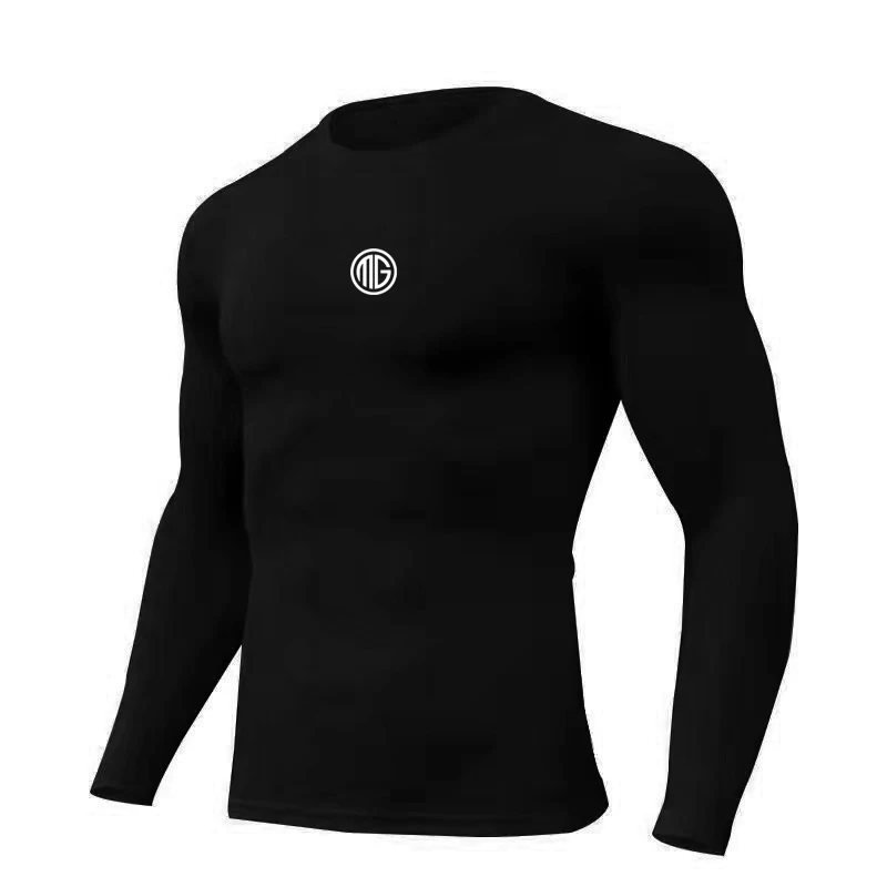 Mens Quicky-drying Tight Bodybuilding Fitness Shirt Muscleguys T shirt Compression Long Sleeve Shirt Gym Clothing Fitness 
Mens Quicky-drying Tight Bodybuilding Fitness Shirt Muscleguys T shirt Compression Long Sleeve Shirt Gym Clothing Fitness